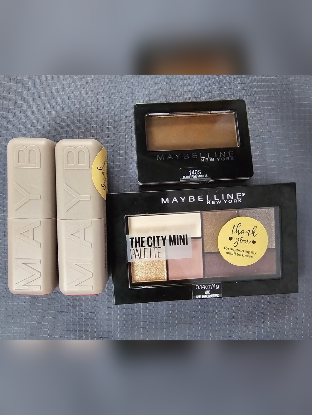 Maybelline The City Mini Palette & Compact Bronzer in Brown And 2 Lipstick